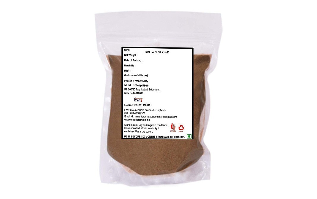 Food Library Natural Brown Sugar    Pack  400 grams